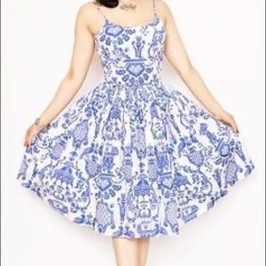 bernie dexter blue high tea dress2x